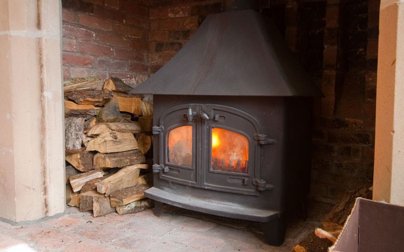 Ashbarton Estate - Ash Barton wedding venue Devon DIY fireplace