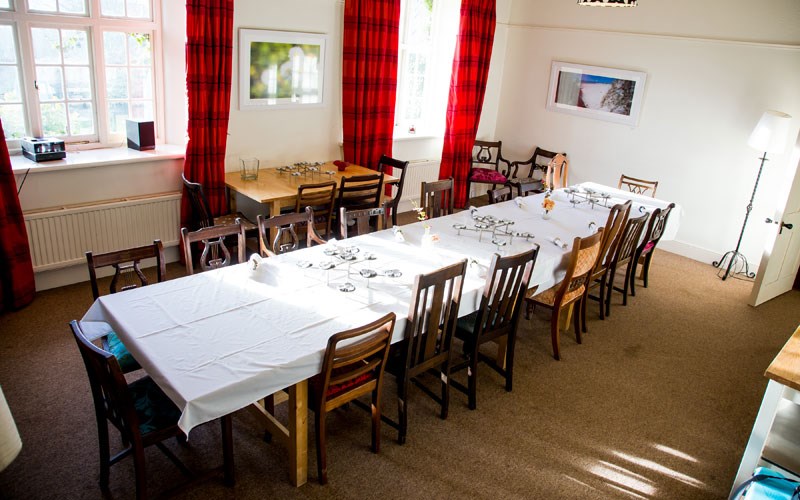 Ashbarton Estate - Ash Barton wedding venue Devon DIY dining