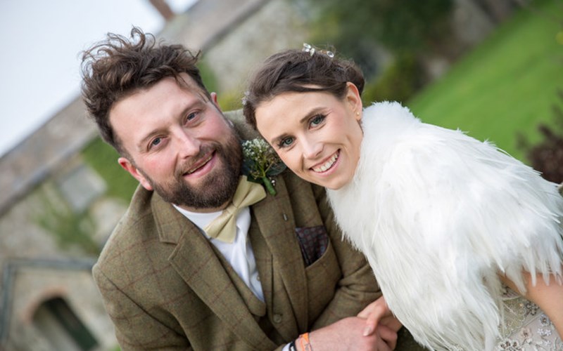 Ashbarton Estate - Ash Barton Estate wedding venue Devon tweed lace