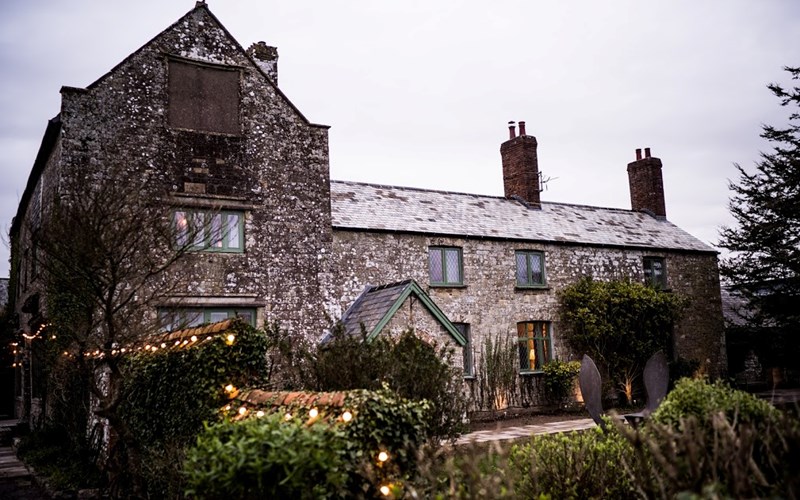 Ashbarton Estate - Ash Barton Estate wedding venue Devon DIY no curfew no corkage fairy lights