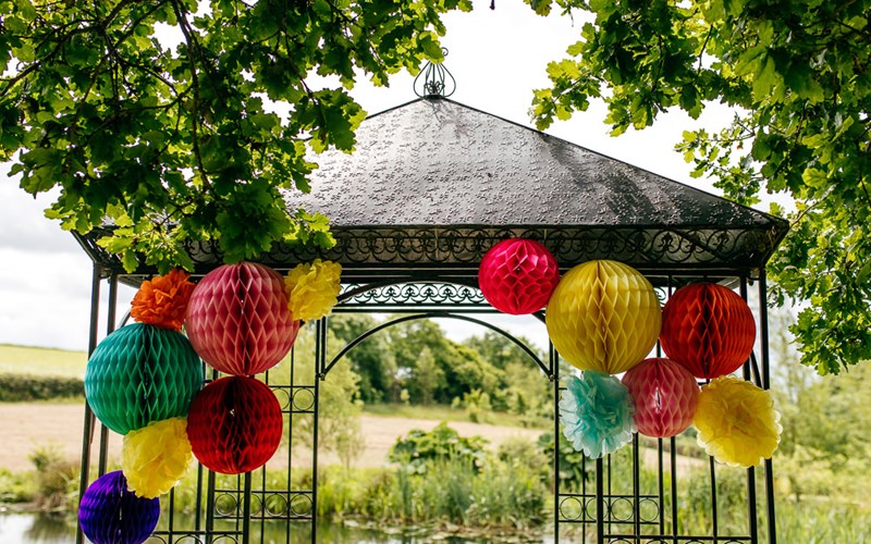 Ashbarton Estate - Ash Barton wedding venue Devon DIY pagoda