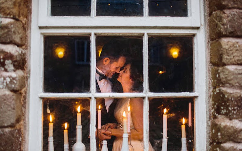 Ashbarton Estate - Ash Barton Estate Wedding Venue boho chapel candles