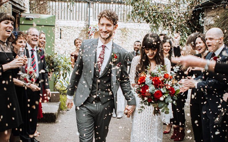 Ashbarton Estate - Ash Barton wedding venue Devon confetti ideas