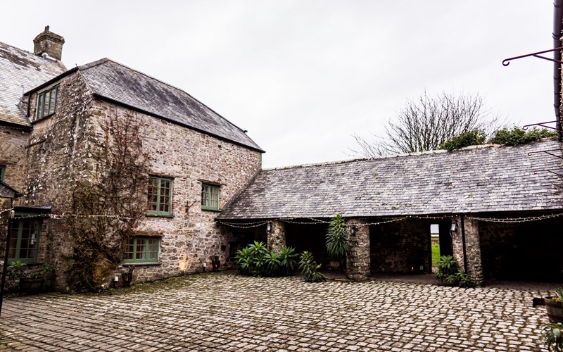 Ashbarton Estate - Ash Barton wedding venue Devon asian wedding ancient courtyard historic