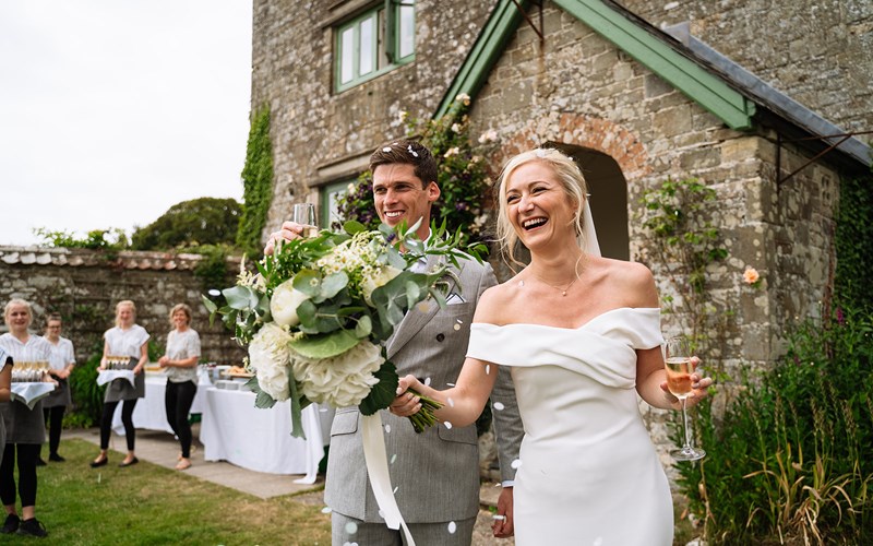 Ashbarton Estate - Ash Barton wedding venue Devon bouquet