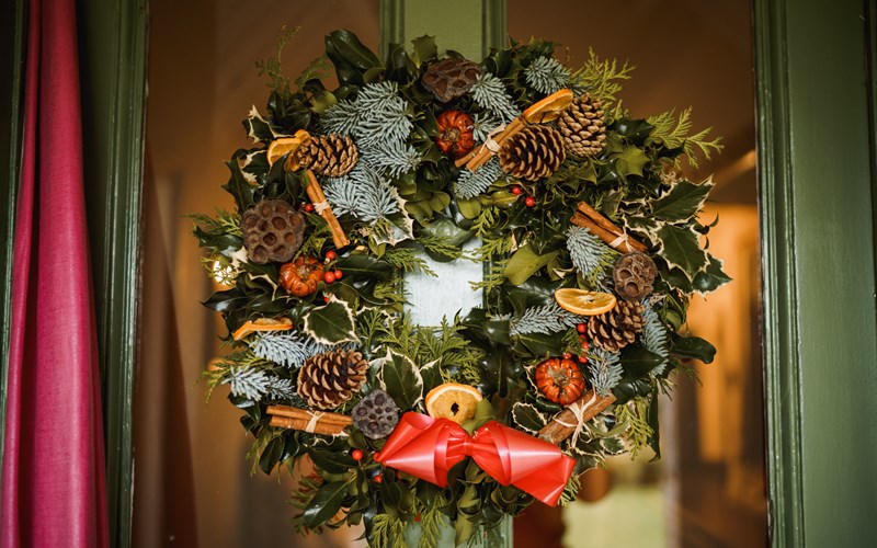 Ashbarton Estate - Ash Barton wedding venue Devon wreath