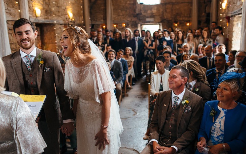 Ashbarton Estate - Ash Barton wedding venue Devon lace wedding dress