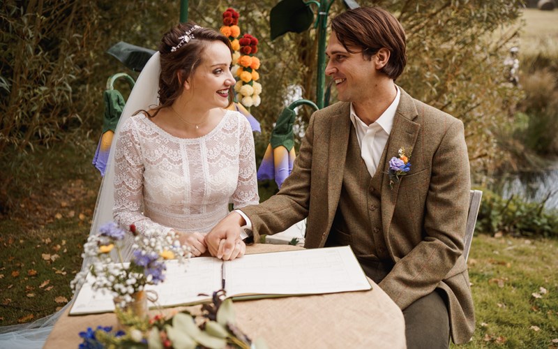 Ashbarton Estate - Ash Barton wedding venue Devon festival style wedding