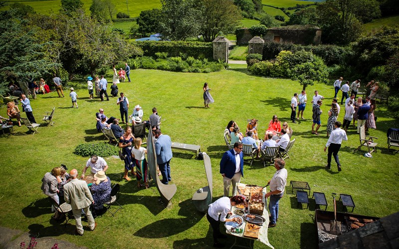 Ashbarton Estate - Ash Barton wedding venue Devon walled garden outdoor wedding